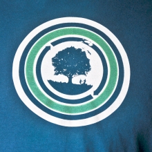 One Earth Tshirt Detail
