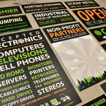 One Earth Recycling Signage