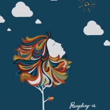 Recycling Poster Blue