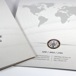 Collateral Brochure Close-up
