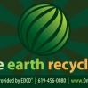 One Earth Recycling Bin Sign