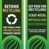 One Earth Recycling Flag Banners