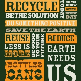 San Diego Recycling Donation Poster