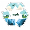 San Diego Recycling Decal