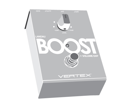 Vertex Boost Pedal Illustration