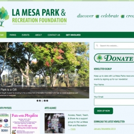 La Mesa Parks & Rec Website