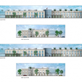 Palomar Concourse Elevation Rendering