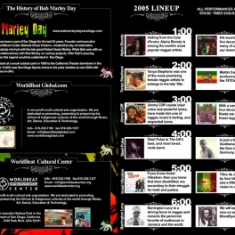 Bob Marley Day Festival Program Inside