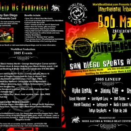 Bob Marley Day Festival Program Front and Back